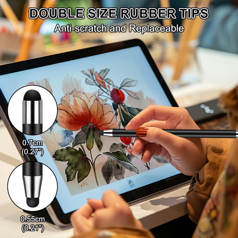 SLKIJDHFB Stylus Pen [10 Pack] Universal Capacitive Touch Screen Pens for iPad/iPhone/Smartphones and Tablets,Compatible with All Capacitive Touch Screen(10 Black/White) - Image 5
